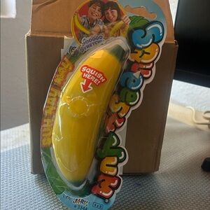 SQUISHY TOYS Yellow Banana Squishy Toy